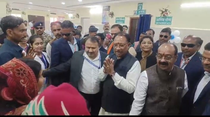 IMG-20241209-WA0067 चिरमिरी में मुख्यमंत्री ने सर्व सुविधायुक्त 100 बेड,जिला चिकित्सालय का किया उद्घाटन।