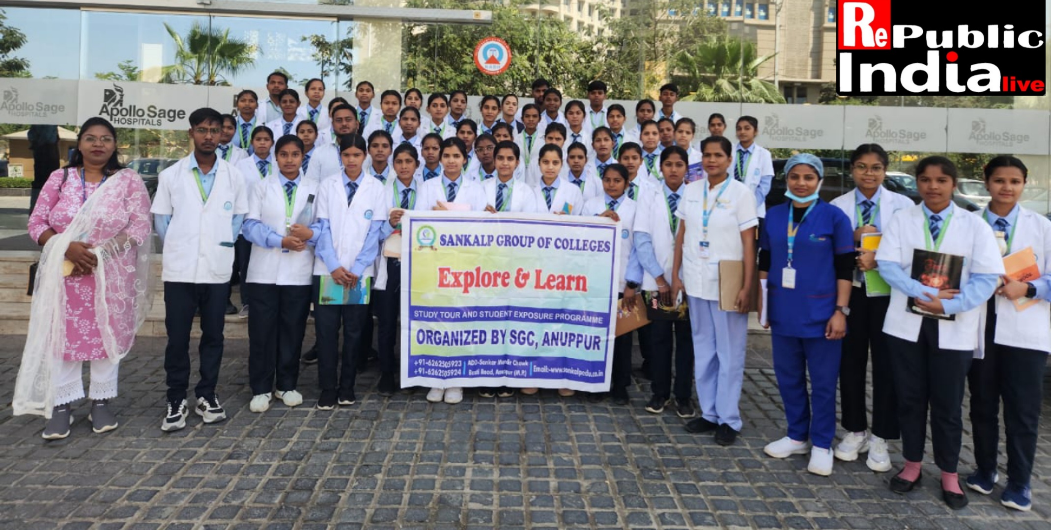 Picsart_25-03-24_19-44-01-025 संकल्प पैरामेडिकल कॉलेज के विद्यार्थियों का भोपाल में शैक्षणिक भ्रमण: एक शिक्षा और अनुभव का संगम"।
