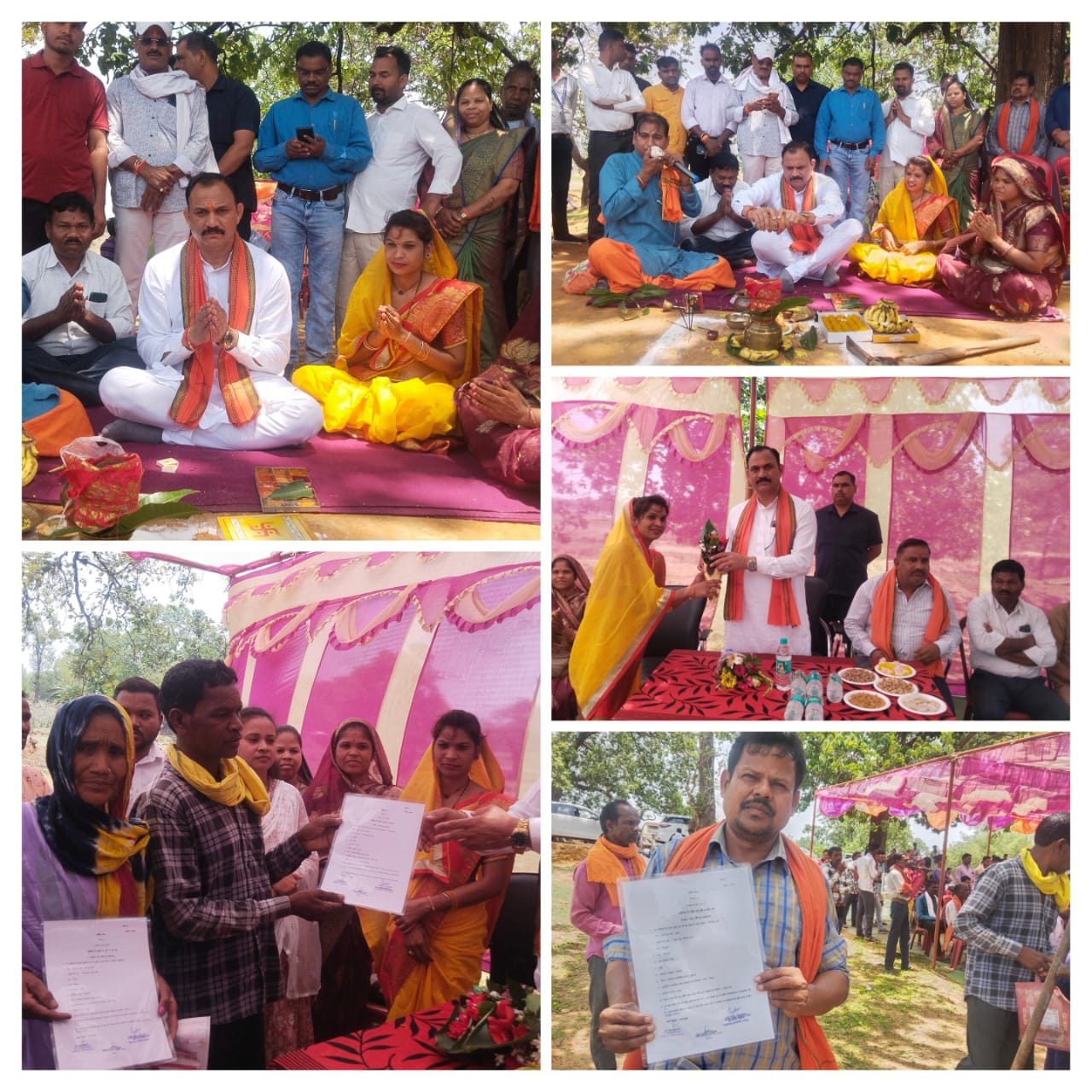 IMG-20250603-WA0011 अब खड़गवां के ठगगांव तेंदू डांड में एक और पक्की सड़क का भूमिपूजन, 339.18 लाख की लागत से बनेगी सड़क।