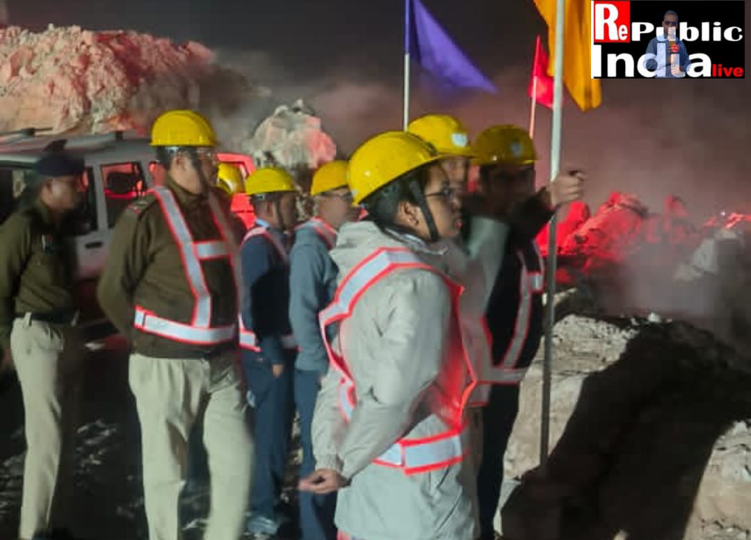 IMG-20251210-WA0022 चिरमिरी secl खदान क्षेत्र की सुरक्षा व्यवस्था की पुलिस कप्तान द्वारा की गई समीक्षा।