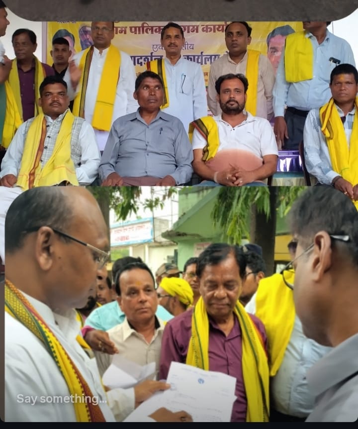 IMG-20260620-WA0004 गोंडवाना गणतंत्र पार्टी का SECL कार्यालय के सामने धरना-प्रदर्शन, श्रमिकों और नगर समस्याओं को लेकर उठाई आवाज।