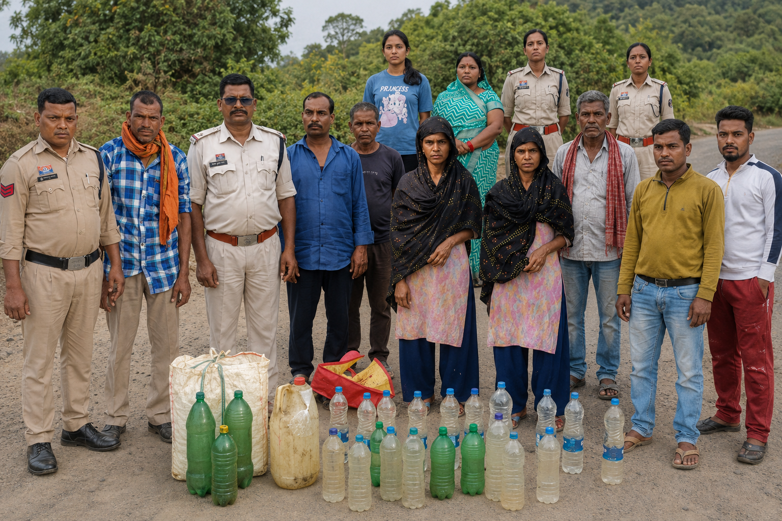 file_0000000010207230becee082f9faf4e7 अवैध महुआ शराब के खिलाफ चिरमिरी पुलिस की लगातार कार्रवाई, 10 दिनों में 8 आरोपी गिरफ्तार, 32 लीटर महुआ शराब बरामद।
